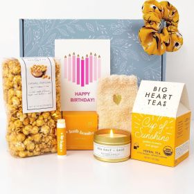 Sending Sunshine Gift Box For Women Care Package For Her Thinking Of You Sympathy Birthday Gift Cheer Up Tea Care Package Get Well Soon Gift (Hap