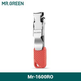 MR.GREEN Compact Nail Clippers Foldable Nail Cutters Manicure Tools Portable Fingernail Clipper With Key Chain Nail Scissors
