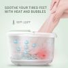 Foot Spa Massager with Heat Bath; Motorized Massage Rollers; Pumice Stone; Bubbles; Infrared Light; Pedicure Kits; Digital Adjustable Temperature Cont