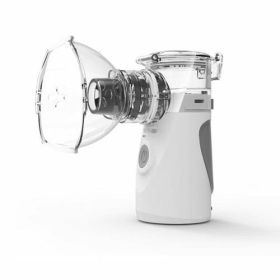Portable Handheld Nebulizer Mist Inhaler and Atomizer (Color: Gray)